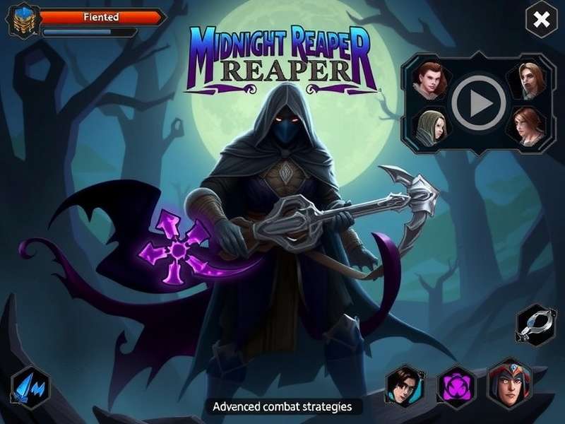 Midnight Reaper Game Main Screen